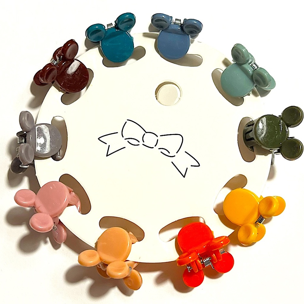 Mickey Mouse hair clips
